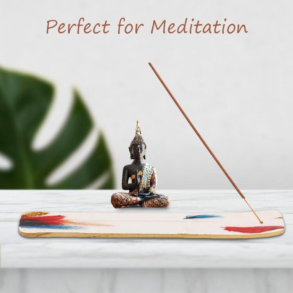 Soporte de Incienso de Madera NAQSH - Paquete de 2 - 27.69 cm