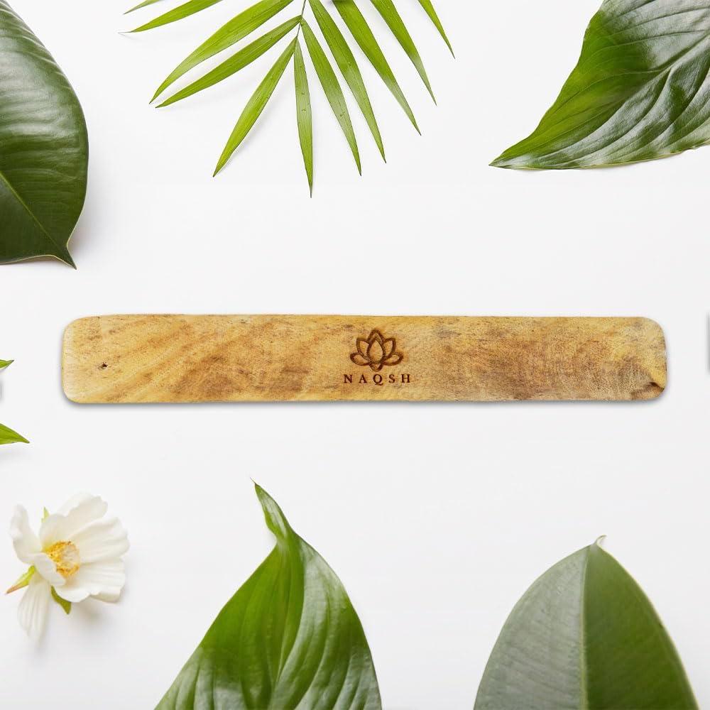 Soporte de Incienso de Madera NAQSH - Paquete de 2 - 27.69 cm