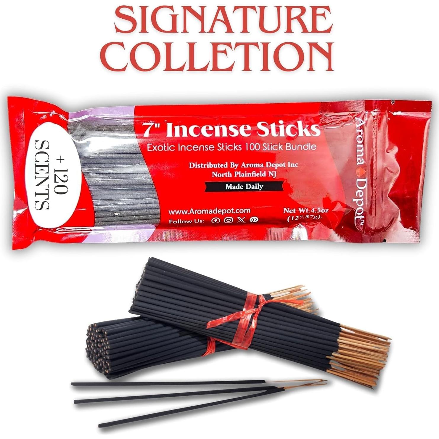 Varitas de Incienso Aroma Depot 7" - Paquete de 500 Varitas