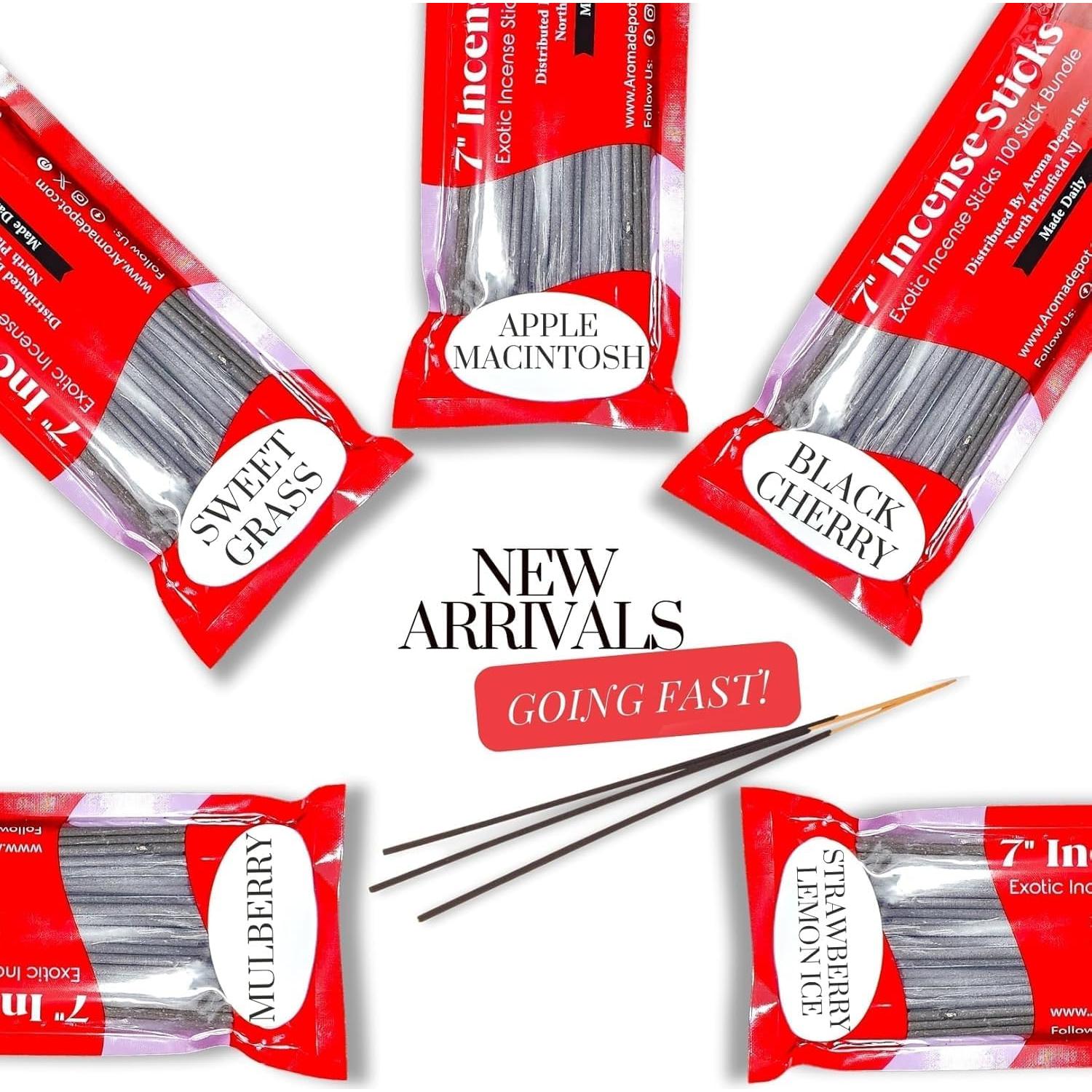 Varitas de Incienso Aroma Depot 7" - Paquete de 500 Varitas