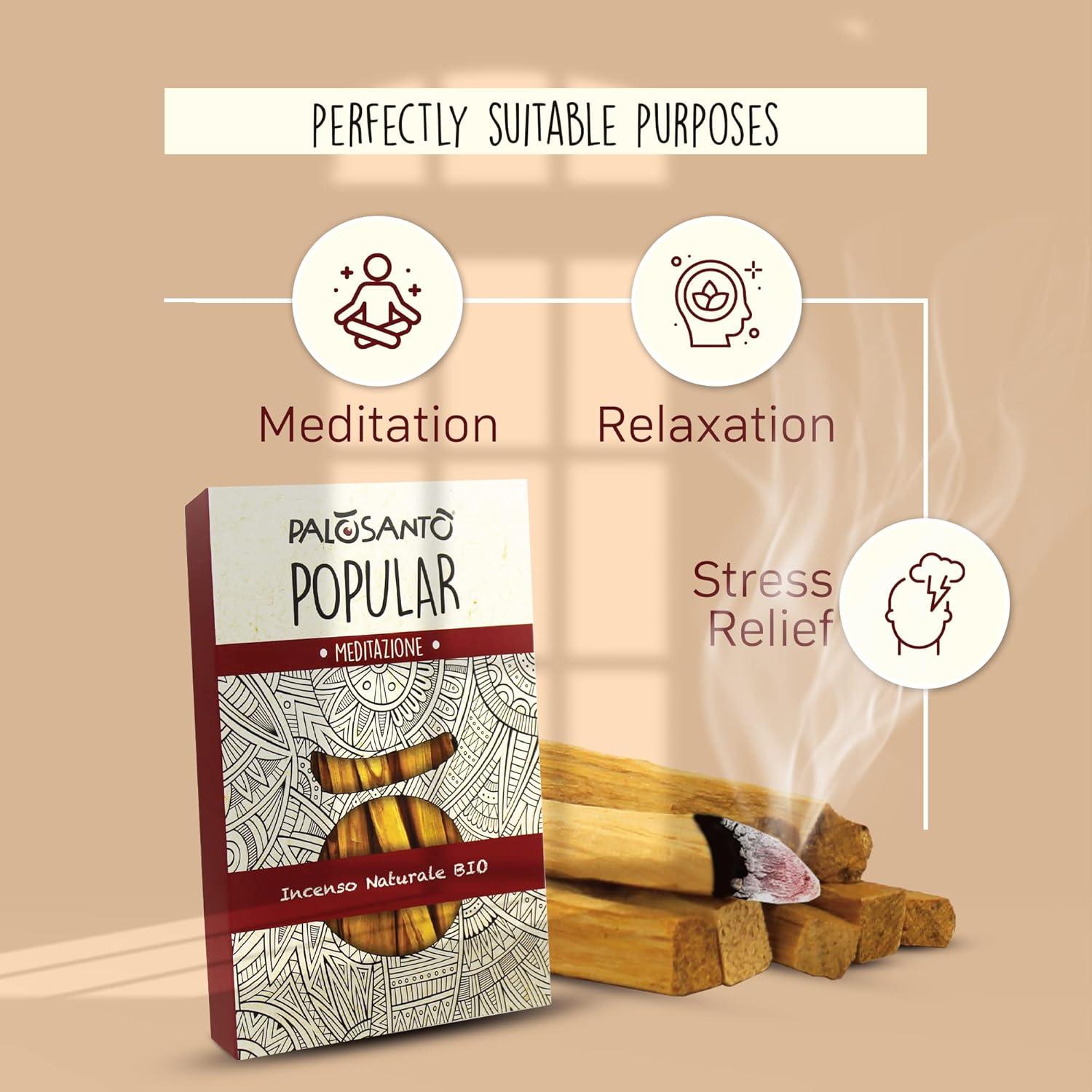 Varitas de Incienso Palosanto Herborea - 8 Unidades 5cm