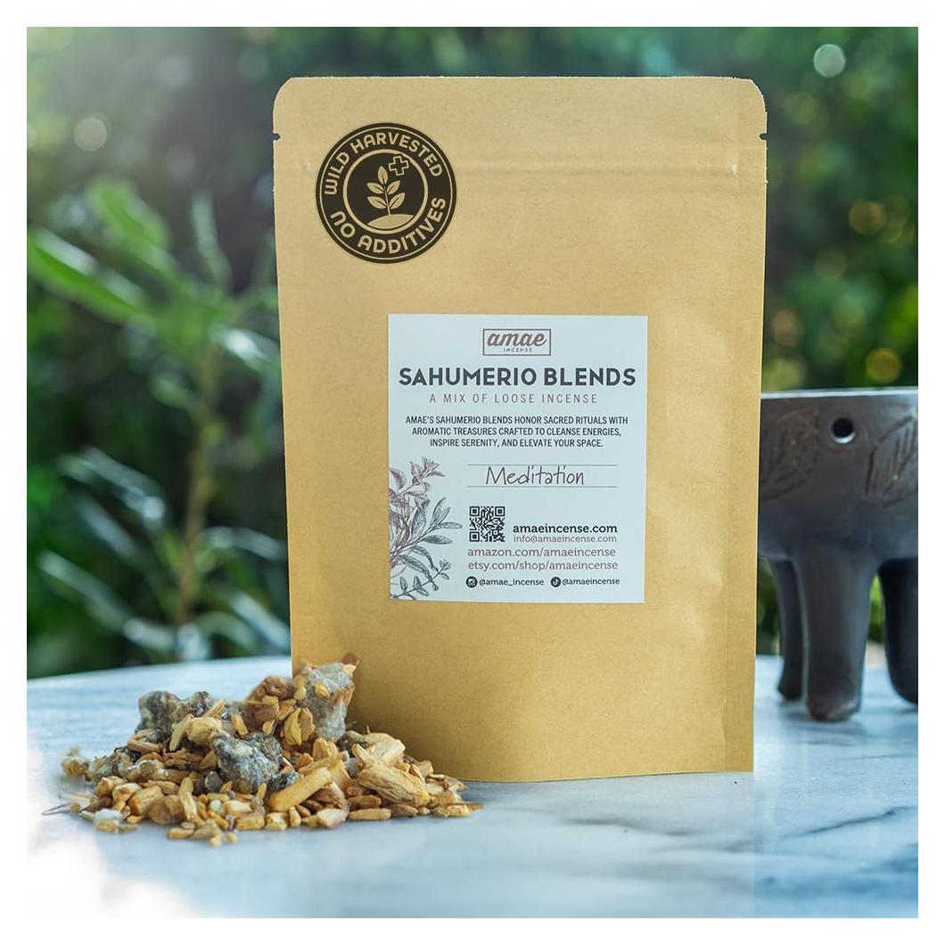 Mezcla de Resina de Copal y Chips de Palo Santo Amae 33.73 g