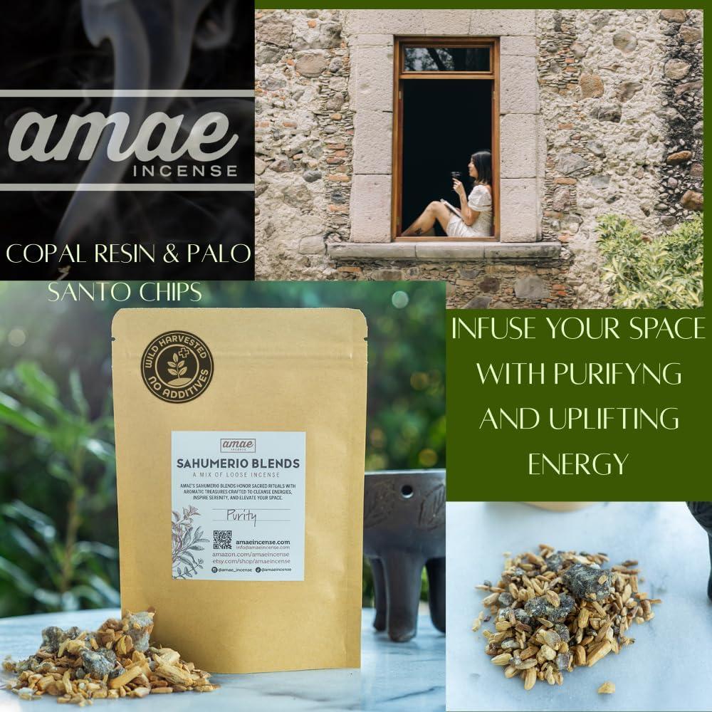 Mezcla de Resina de Copal y Chips de Palo Santo Amae 33.73 g