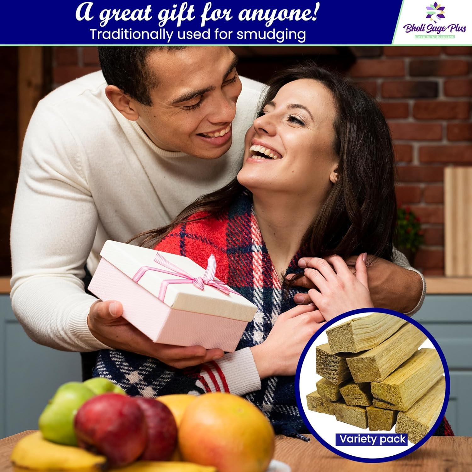 Palosanto Premium BHOLI SAGE PLUS - 50 Palos 10 cm 100% Natural