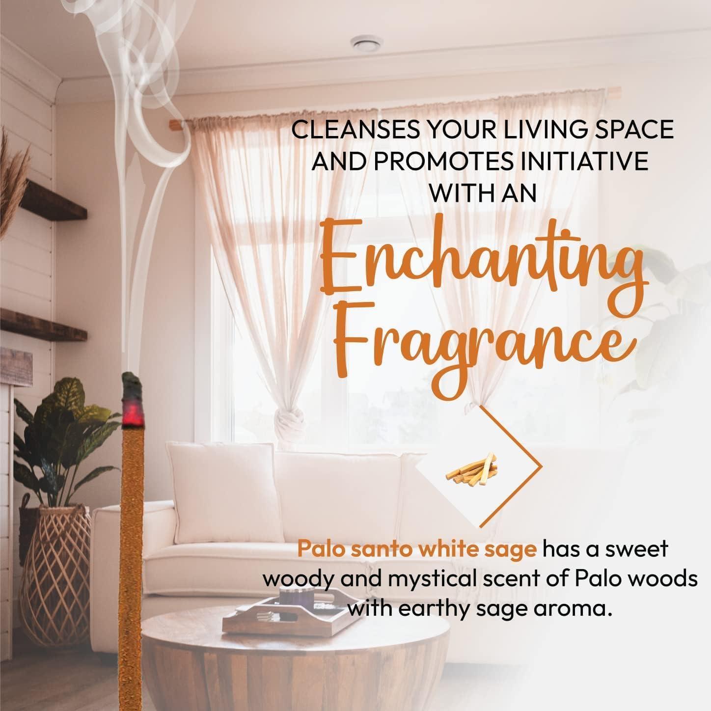 Palo Santo y Salvia Blanca - Varitas de Incienso Purificadoras