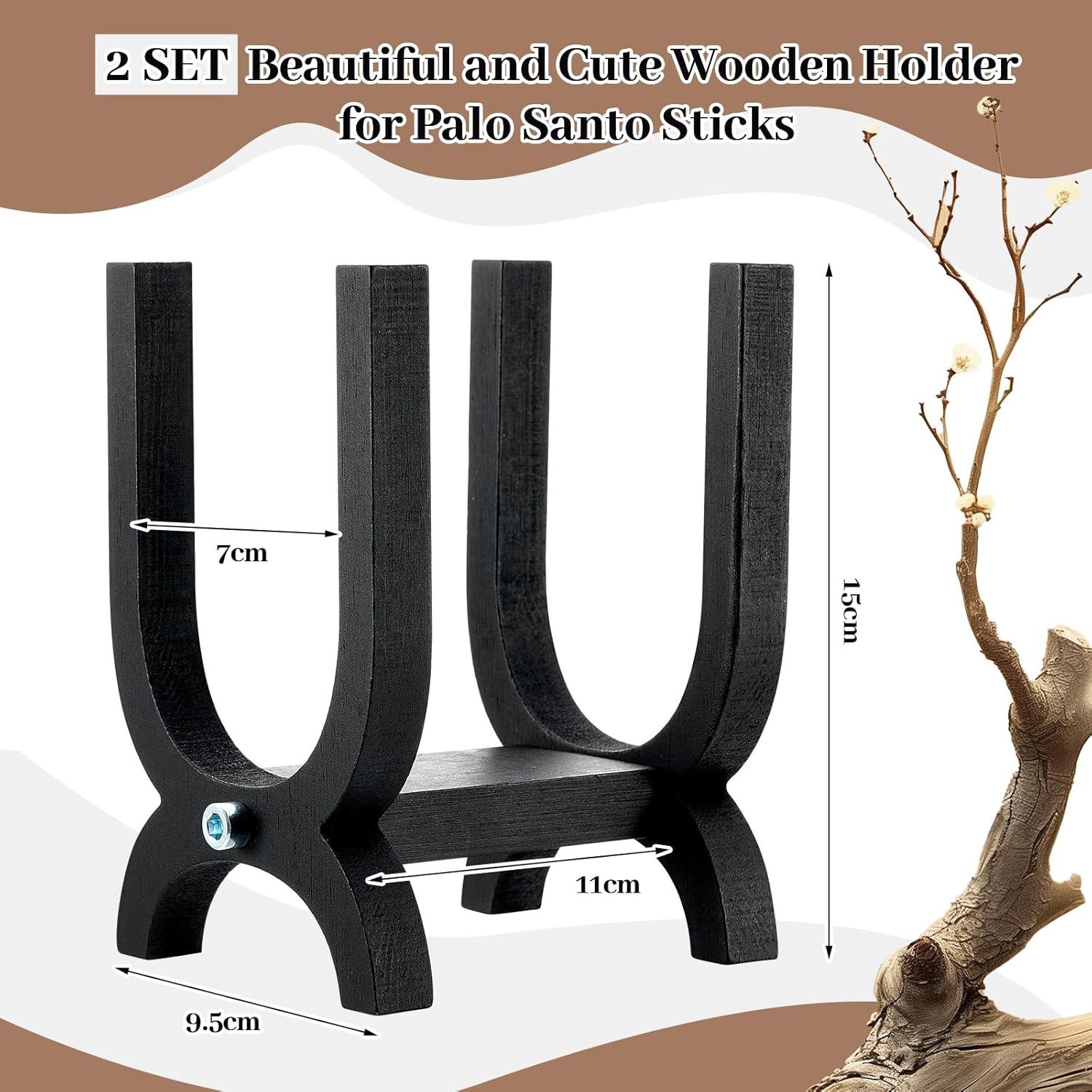 Set de 2 Soportes de Palo Santo Wonderjune - Madera de Pino