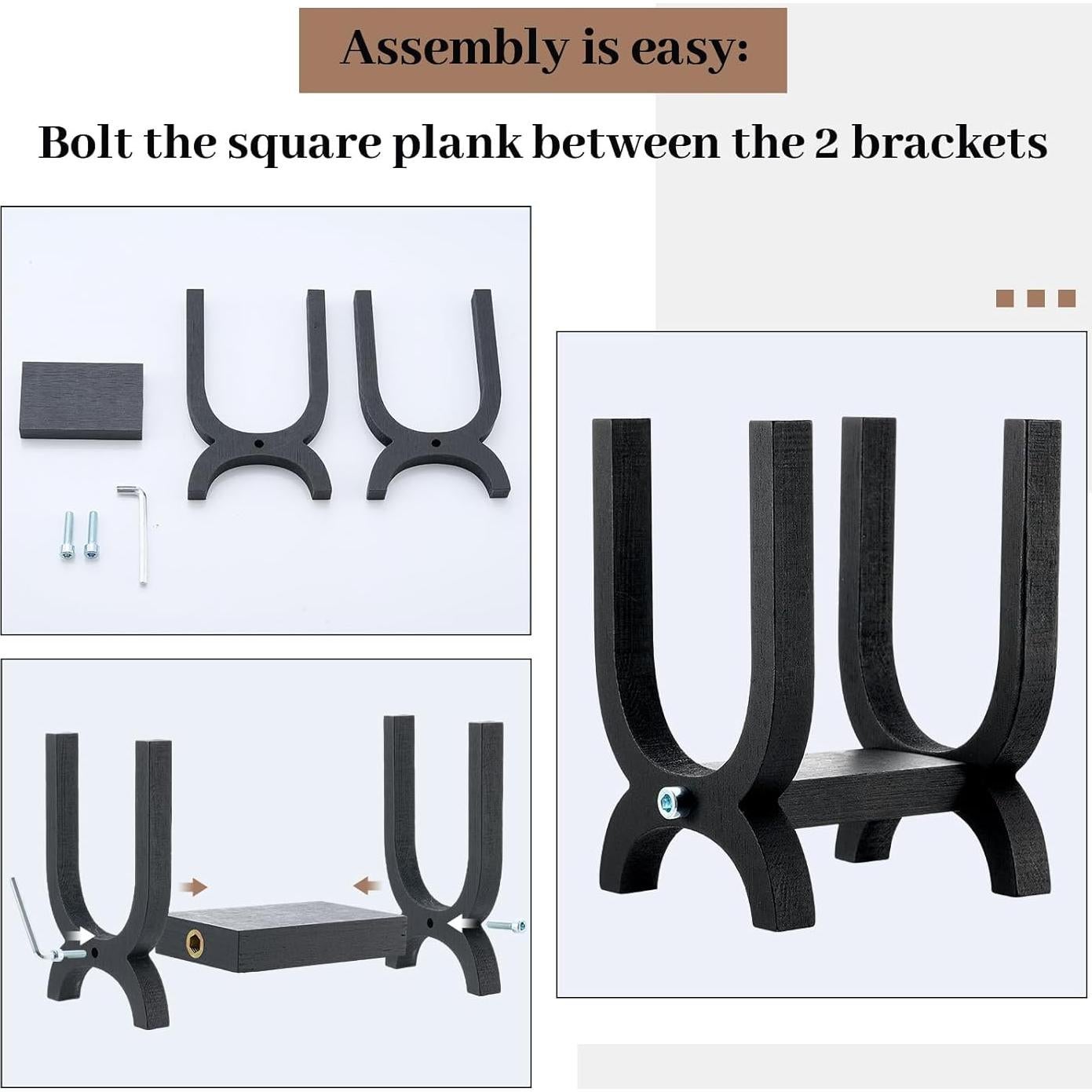 Set de 2 Soportes de Palo Santo Wonderjune - Madera de Pino