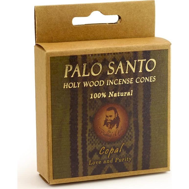 Conos de Incienso Palo Santo Prabhuji's Gifts - 6 Unidades