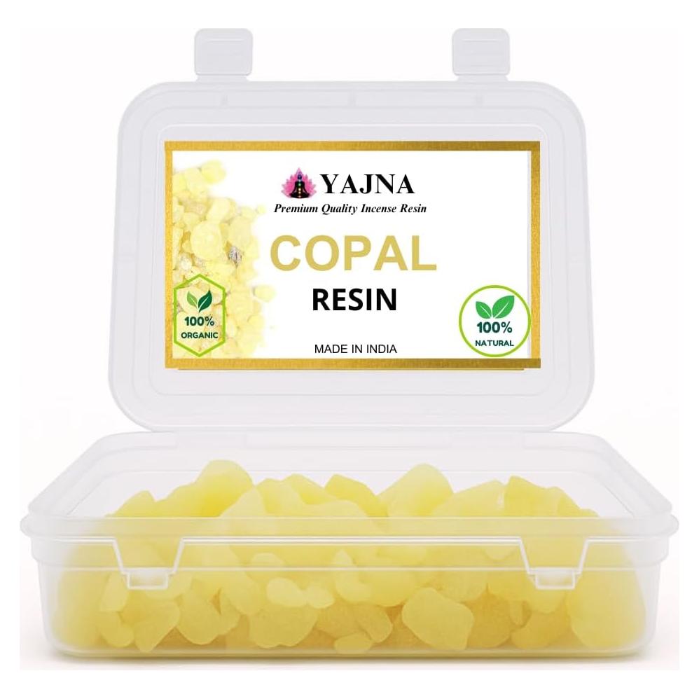 Resina de Incienso Yajna 226.8g Copal Blanco Natural