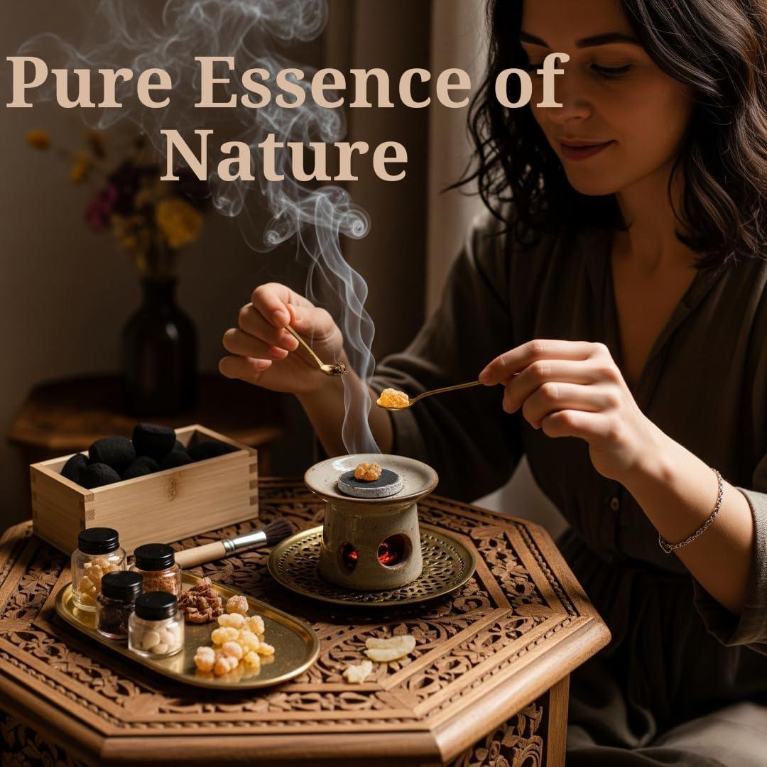 Resina de Incienso Yajna 226.8g Copal Blanco Natural