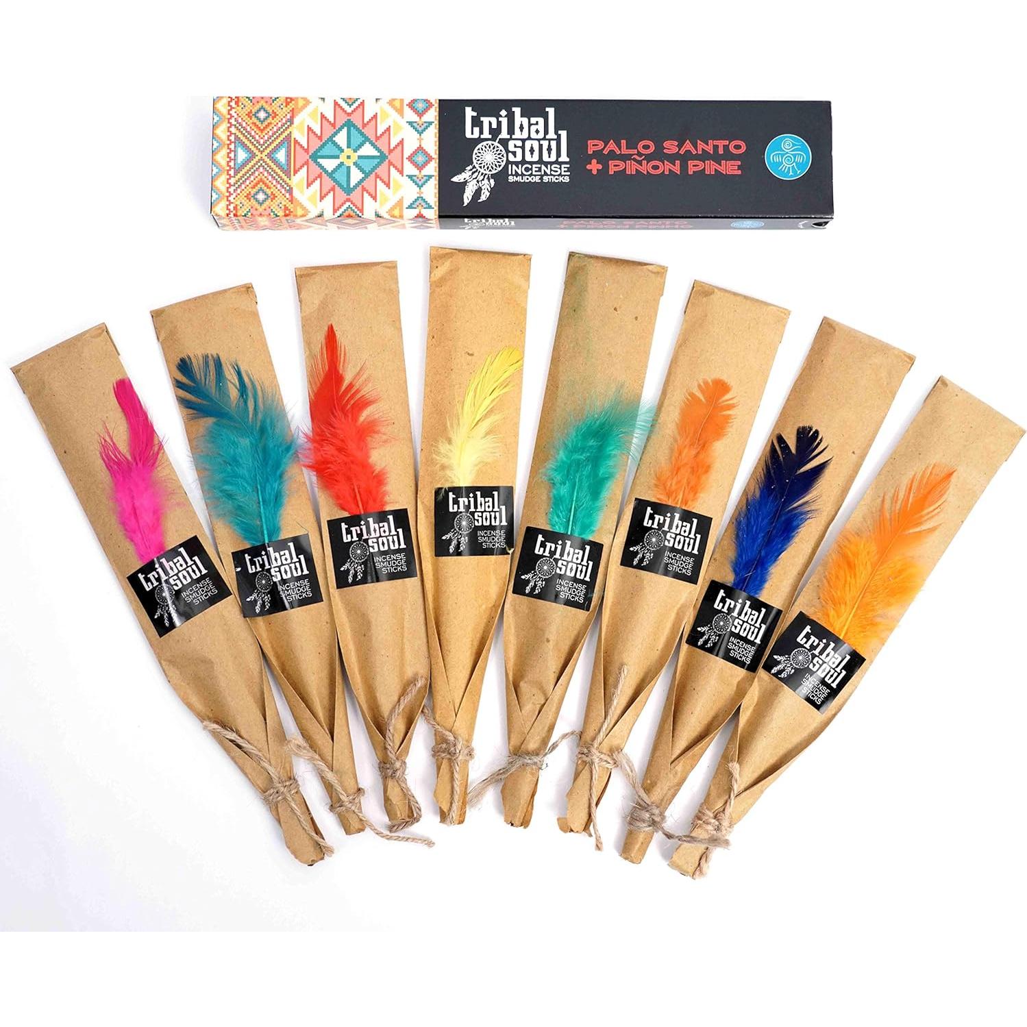 Set de Incienso Tribal Soul INTB(8) con 8 Fragancias y Quemador