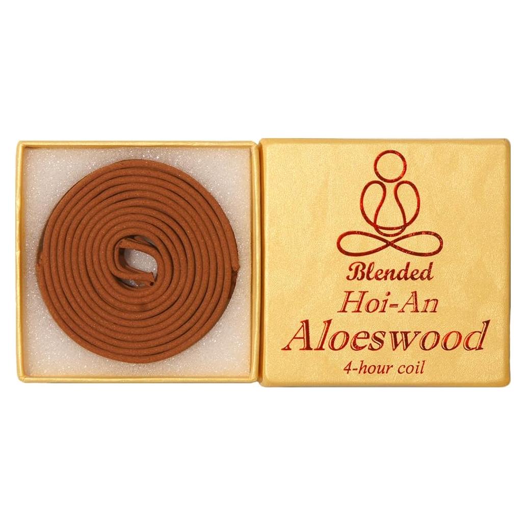 Incienso Espiral Natural Bosen Aloe Hoi-An 12 Piezas 4 Horas