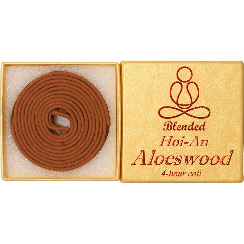 Incienso Espiral Natural Bosen Aloe Hoi-An 12 Piezas 4 Horas