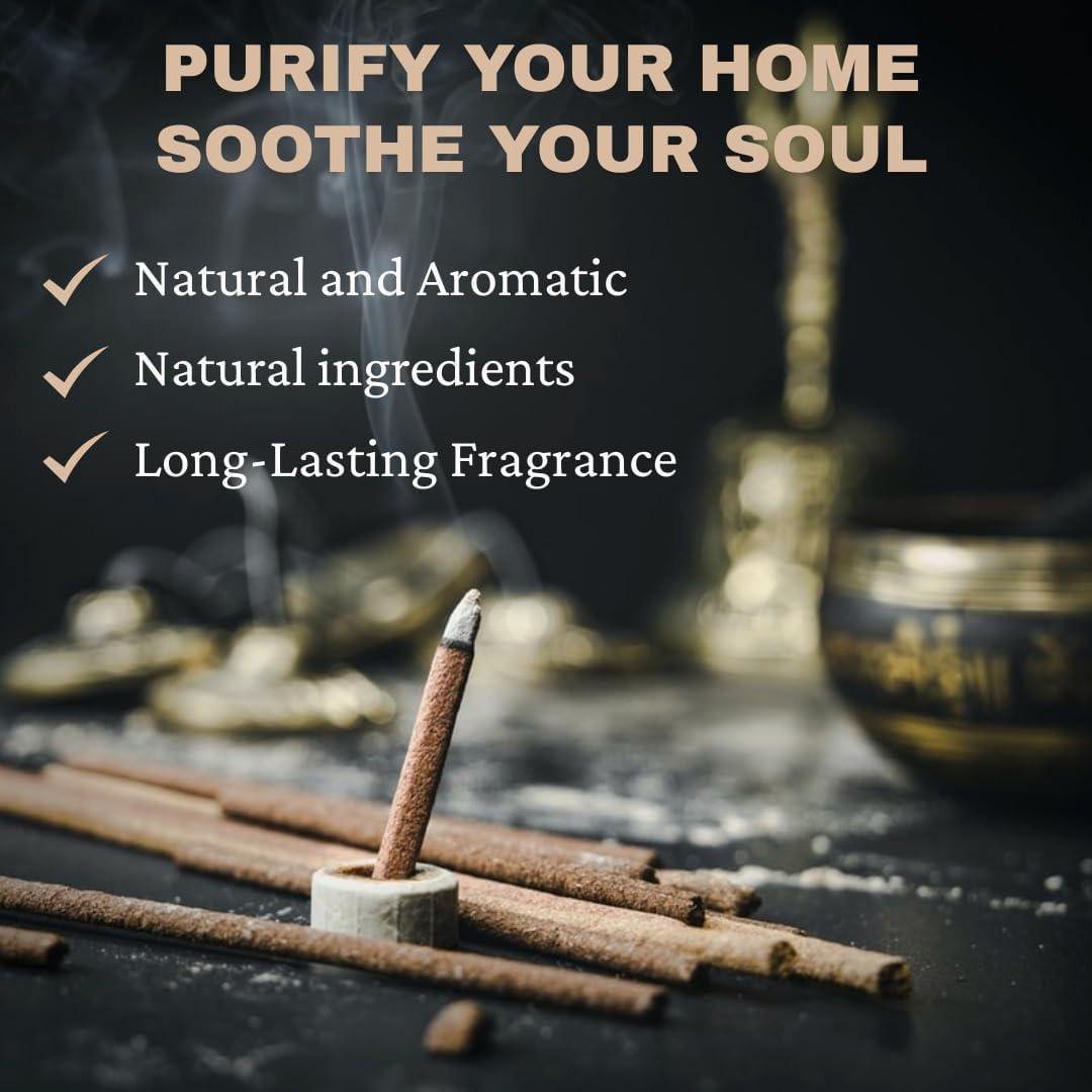 Incienso de Salvia Blanca Yajna 100% Natural 20 Varitas Dhoop