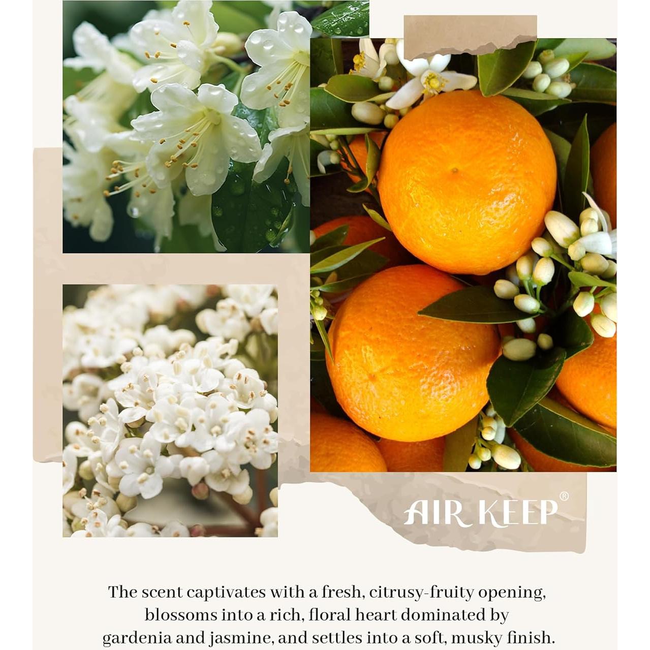 Difusor de Varillas Airkeep 100 ml Gardenia Pura - 8 Varillas