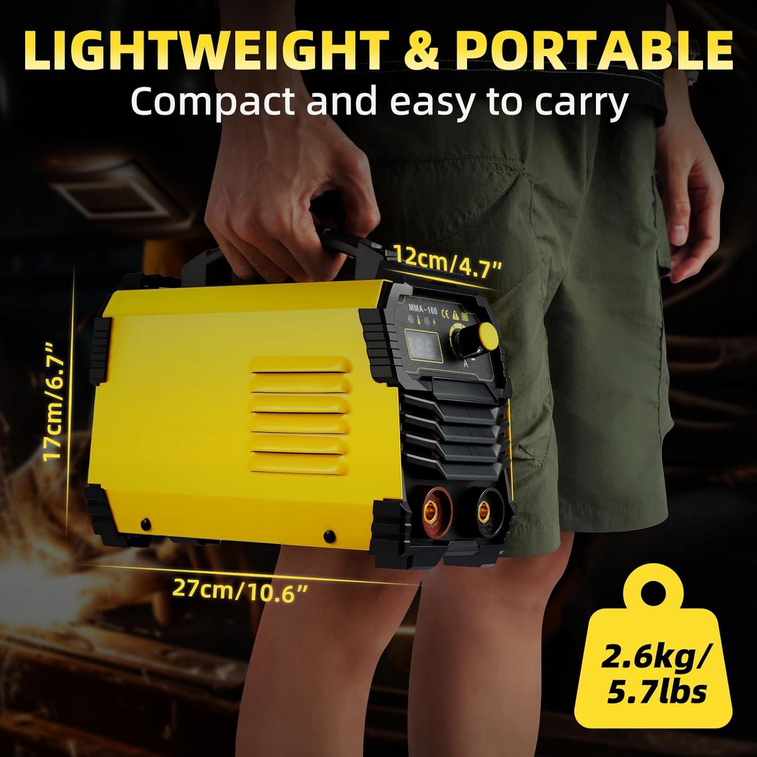 Soldador Stick 160A EFURDEN 110V/220V Digital Portátil