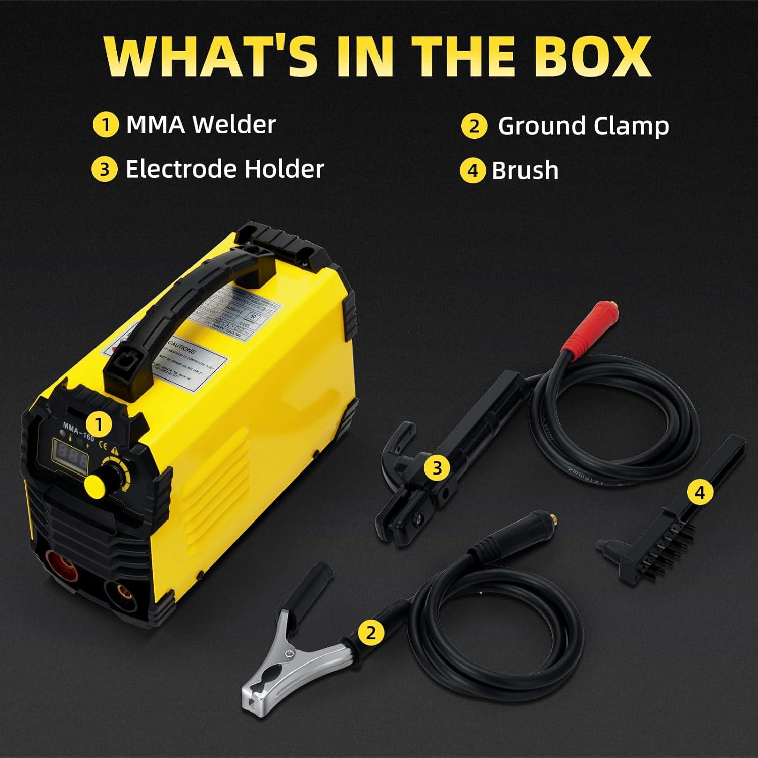 Soldador Stick 160A EFURDEN 110V/220V Digital Portátil