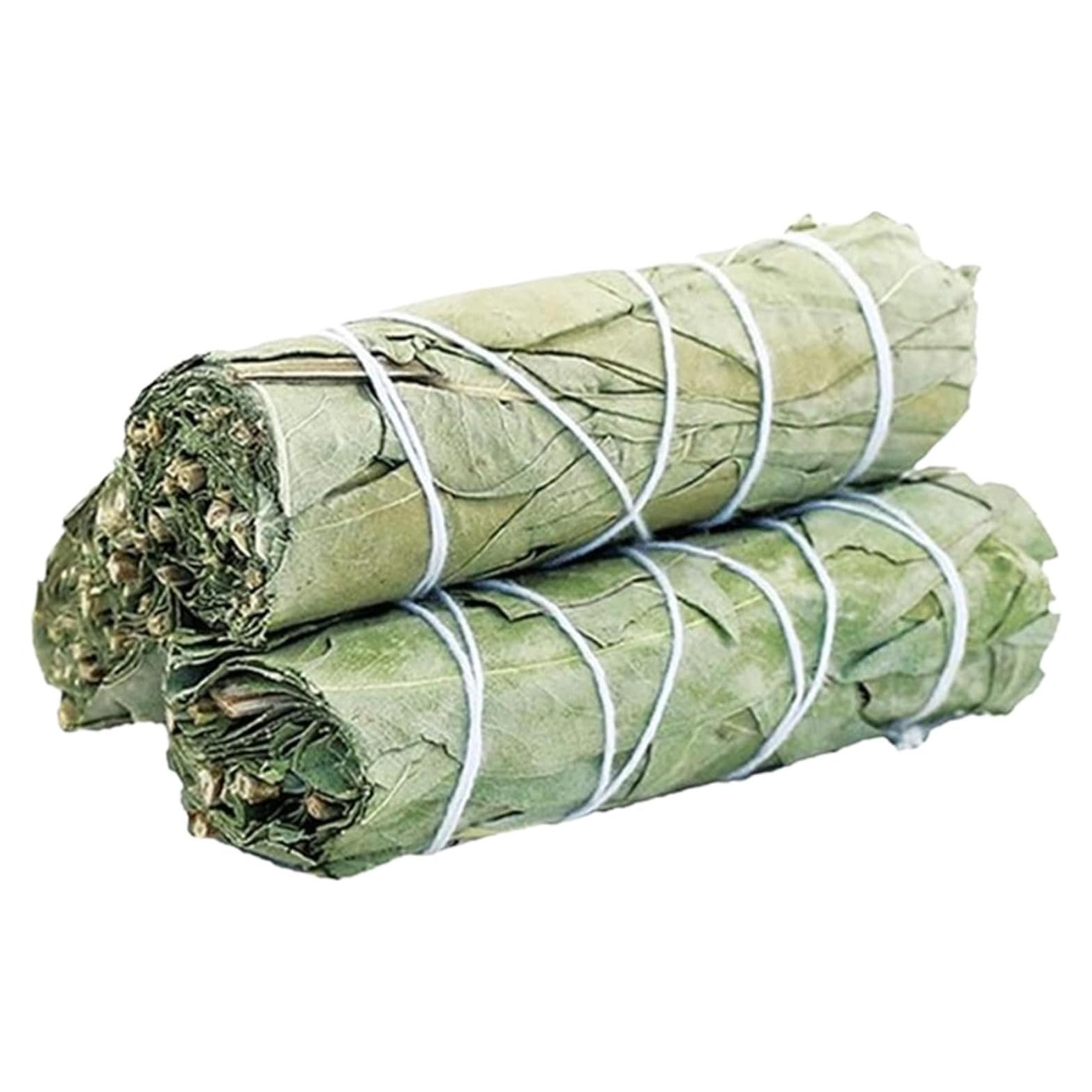 Palos de Salvia Blanca Orgánica Eucalipto 10 cm - Paquete de 3