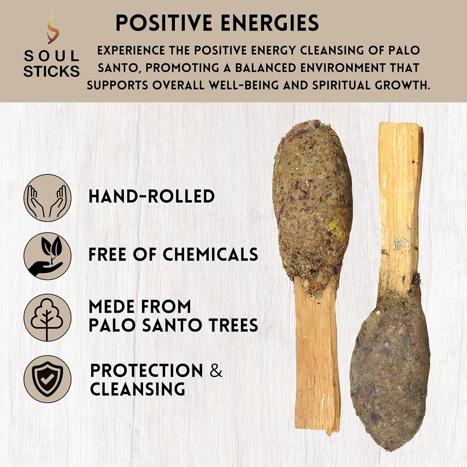 Palo Santo Pops Soul Sticks - Incienso Eucalipto 2 Piezas