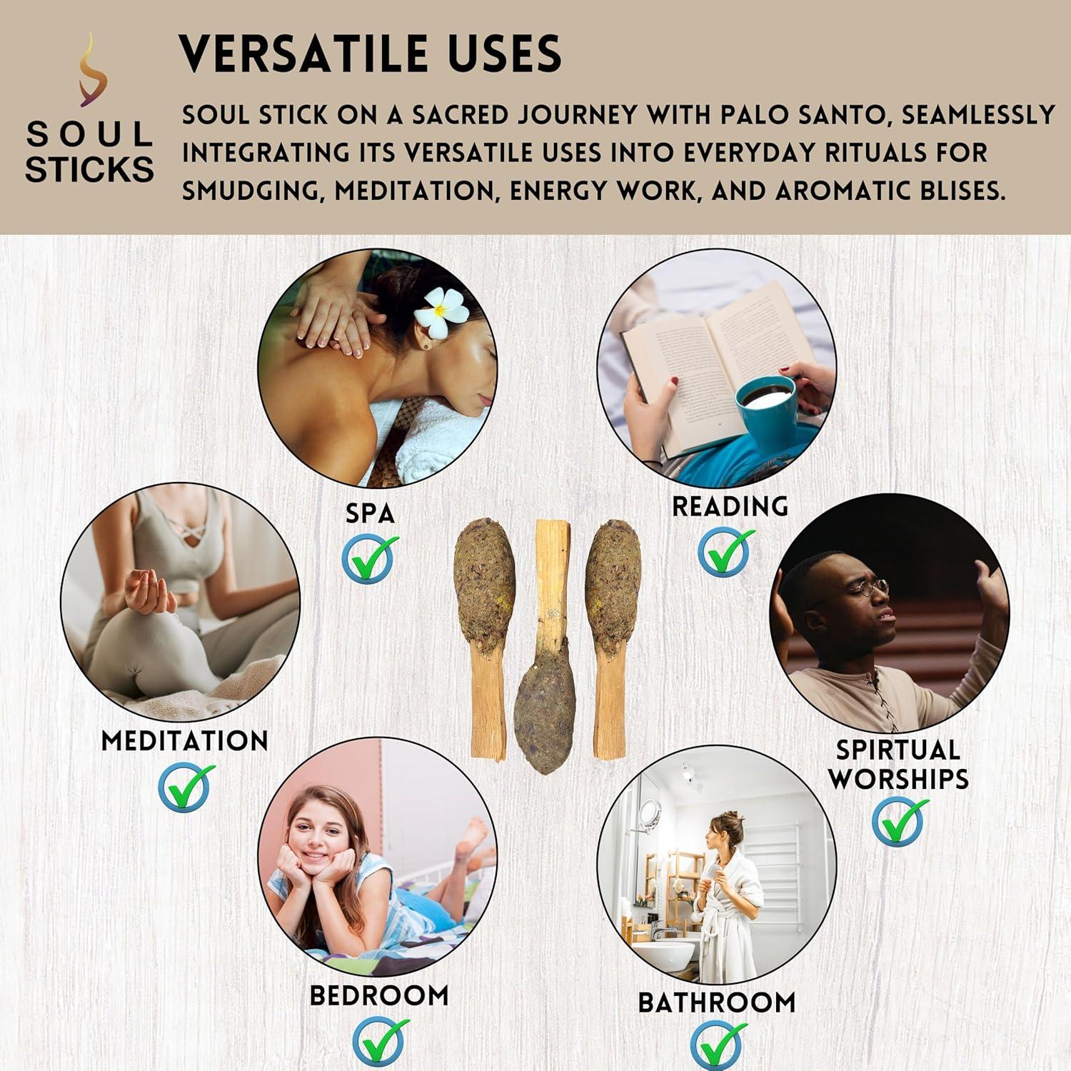 Palo Santo Pops Soul Sticks - Incienso Eucalipto 2 Piezas