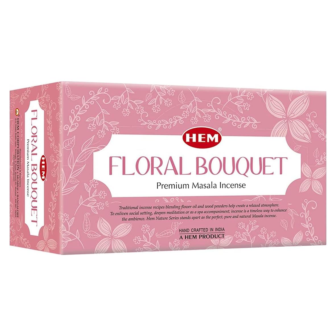 Incienso HEM Ramo Floral 12 Varillas 15g Aromaterapia