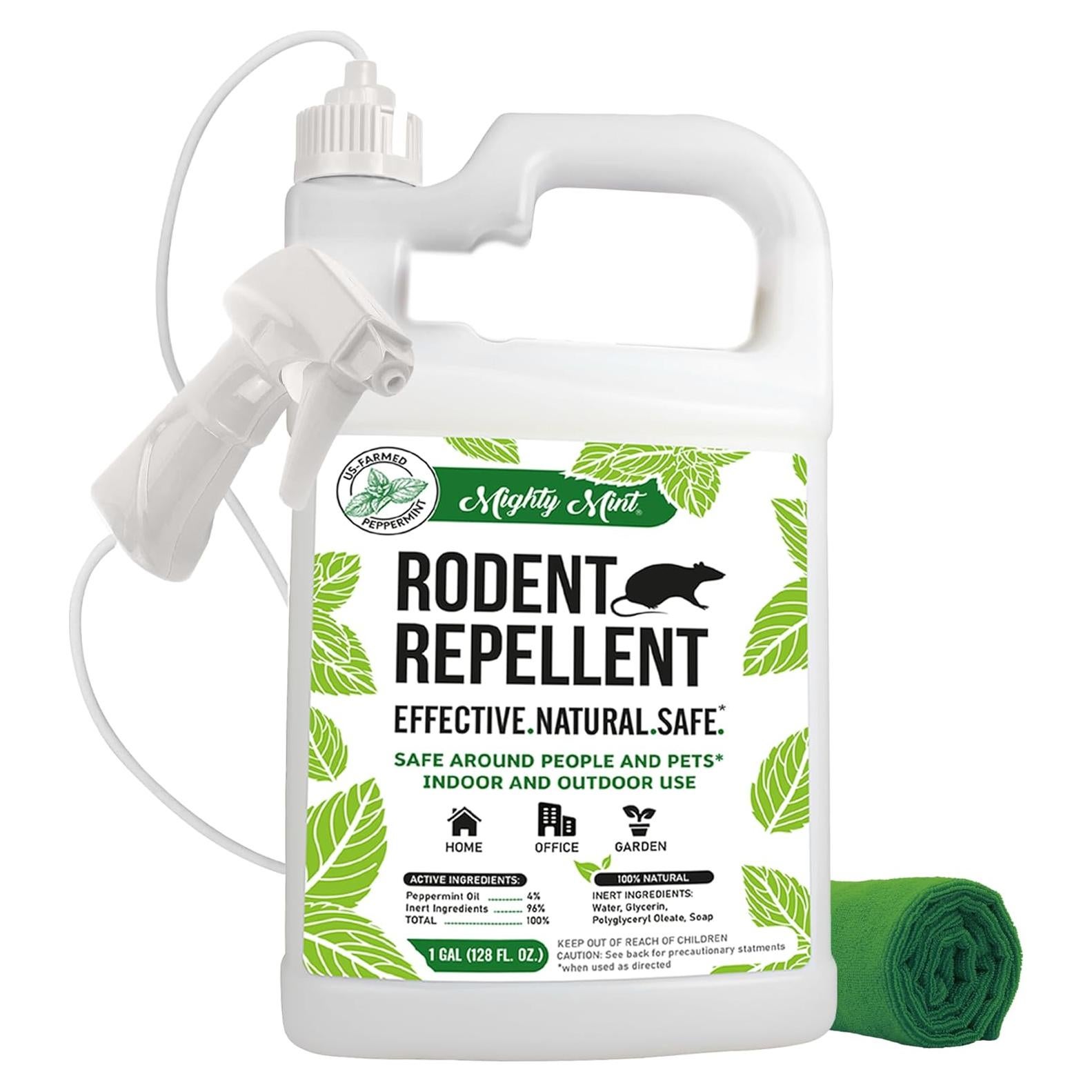 Spray Repelente de Roedores Menta Poderosa 3.78 L Natural
