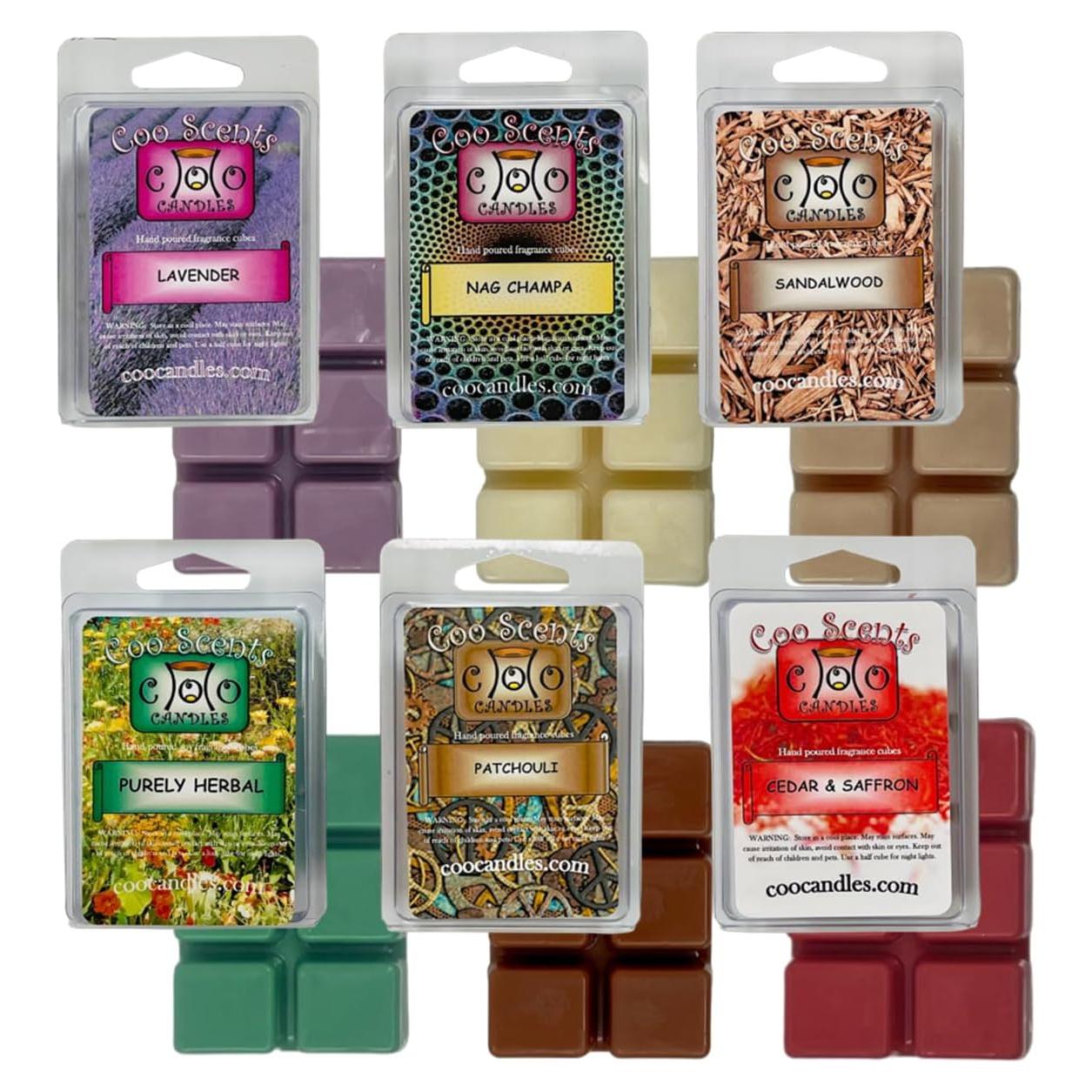 Paquete de Cera Aromática Herbal Coo Candles - 6 Aromas