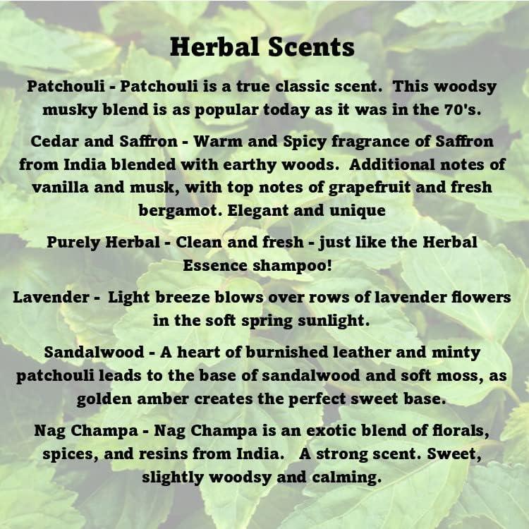 Paquete de Cera Aromática Herbal Coo Candles - 6 Aromas