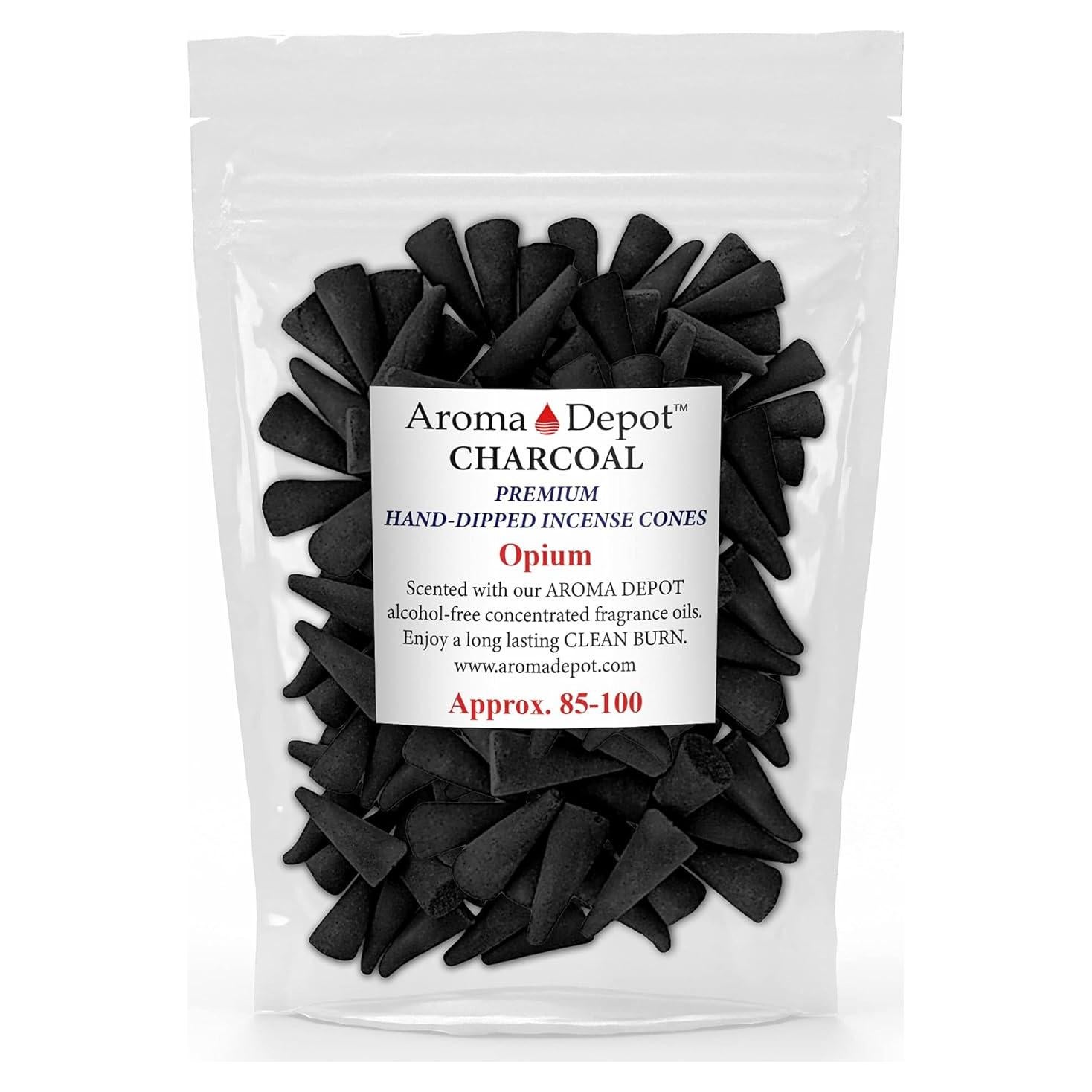 Conos de Carbón de Incienso Aroma Depot - 85-100 unidades