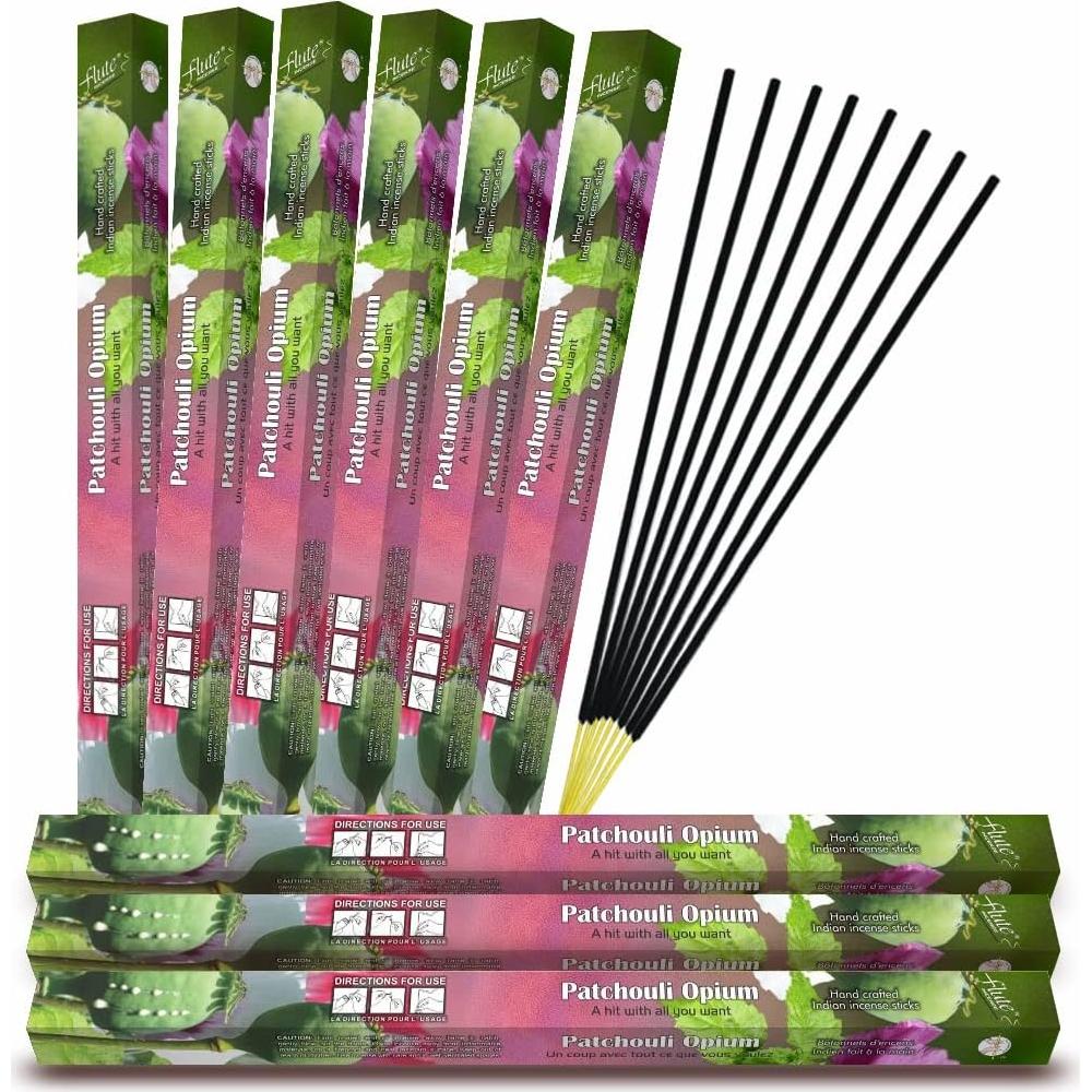 Incienso Flute Patchouli Opium 200 Varillas 22.86 cm