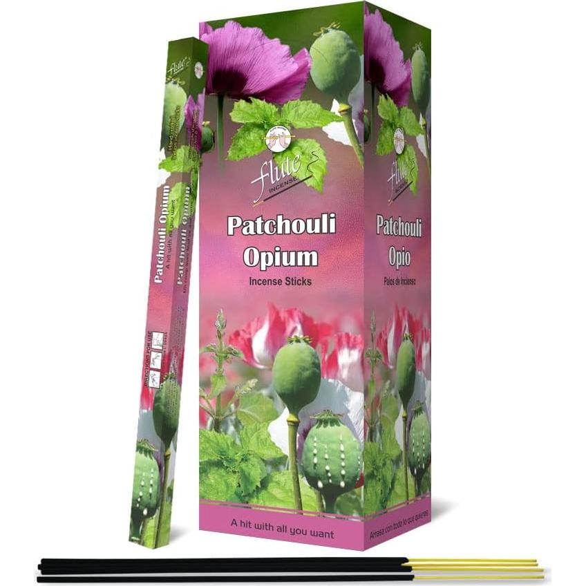 Incienso Flute Patchouli Opium 200 Varillas 22.86 cm