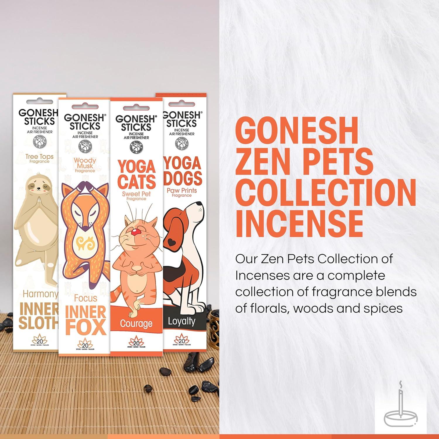 Incienso Gonesh Zen - Varitas Aromáticas 25.4 cm - 20 Piezas