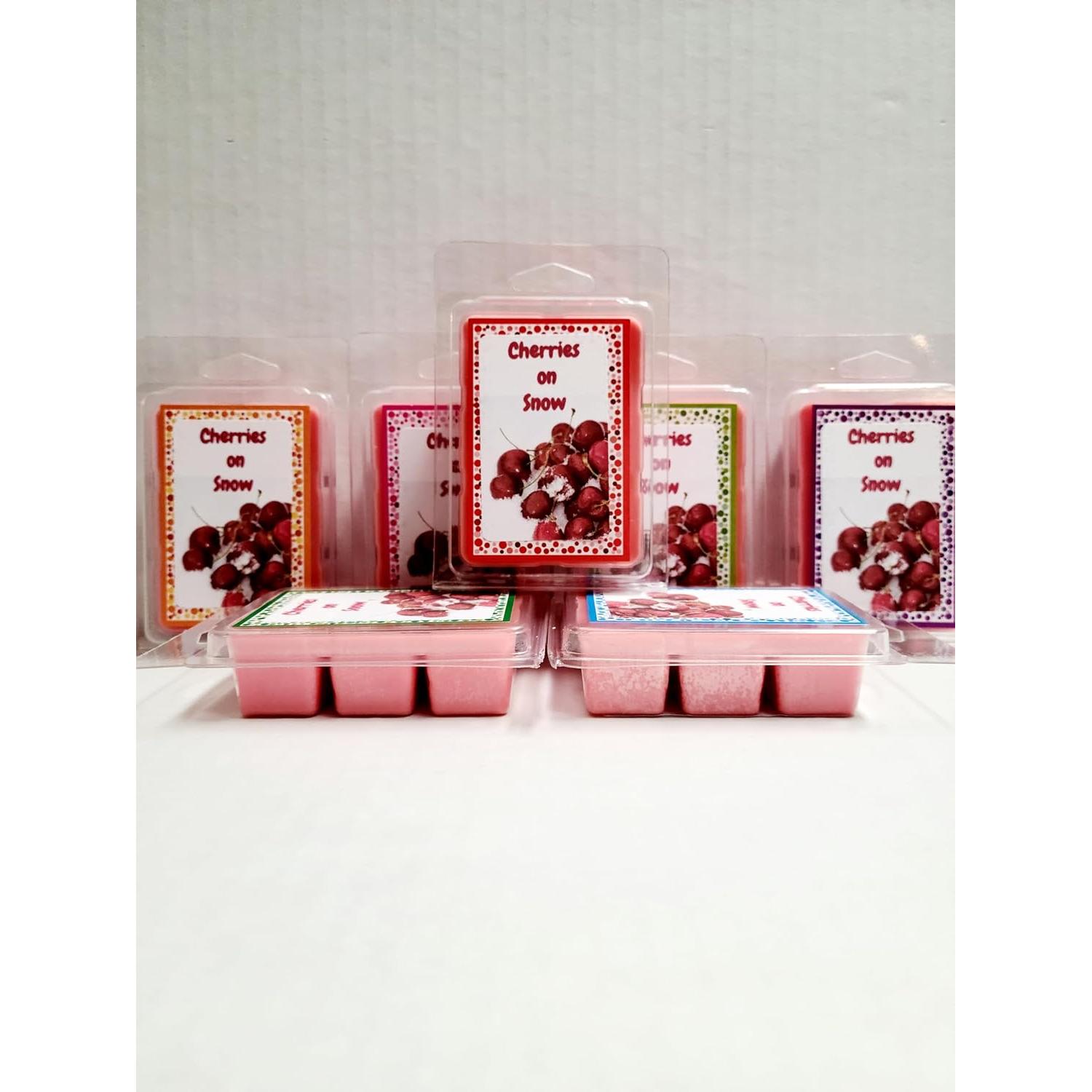 Cera Aromática de Soja Kelli Creations - Cerezas y Almendras - 6 Cubos