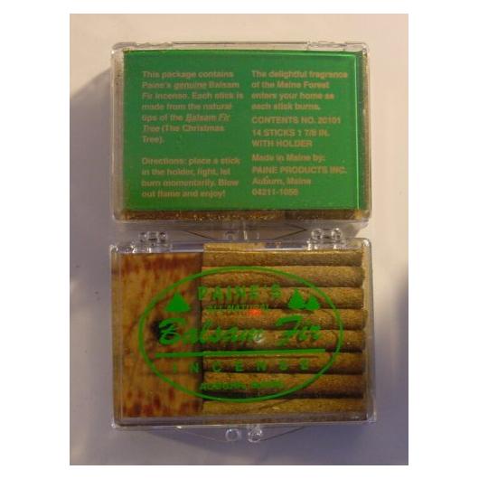14 Varitas de Incienso de Balsamo Paine en Estuche Plástico