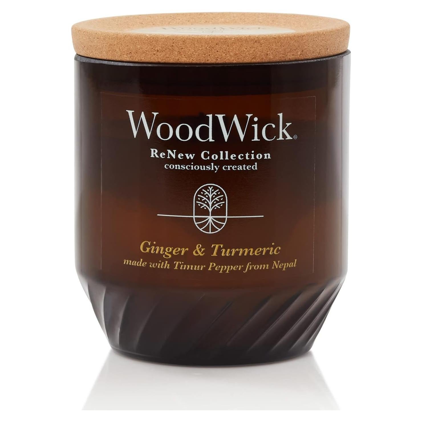 Vela Aromática WoodWick Jengibre y Cúrcuma 170 g