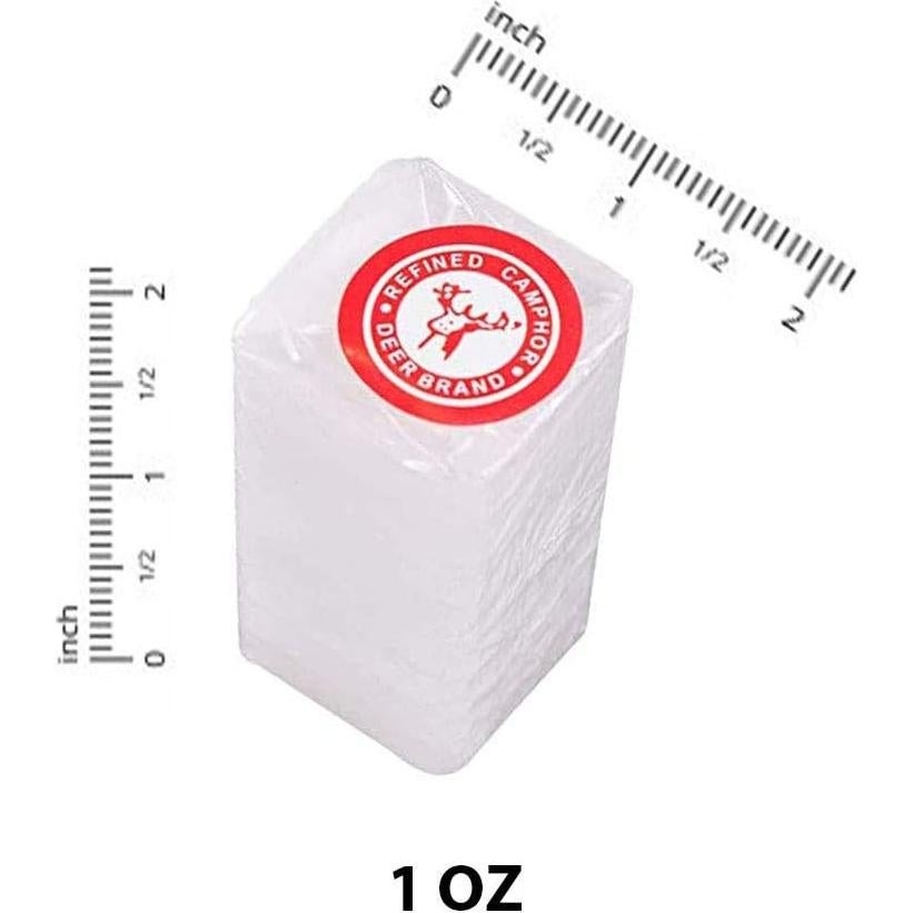 Bloques de Alcanfor Puro Deer - 4, 8, 12 o 15 Tabletitas