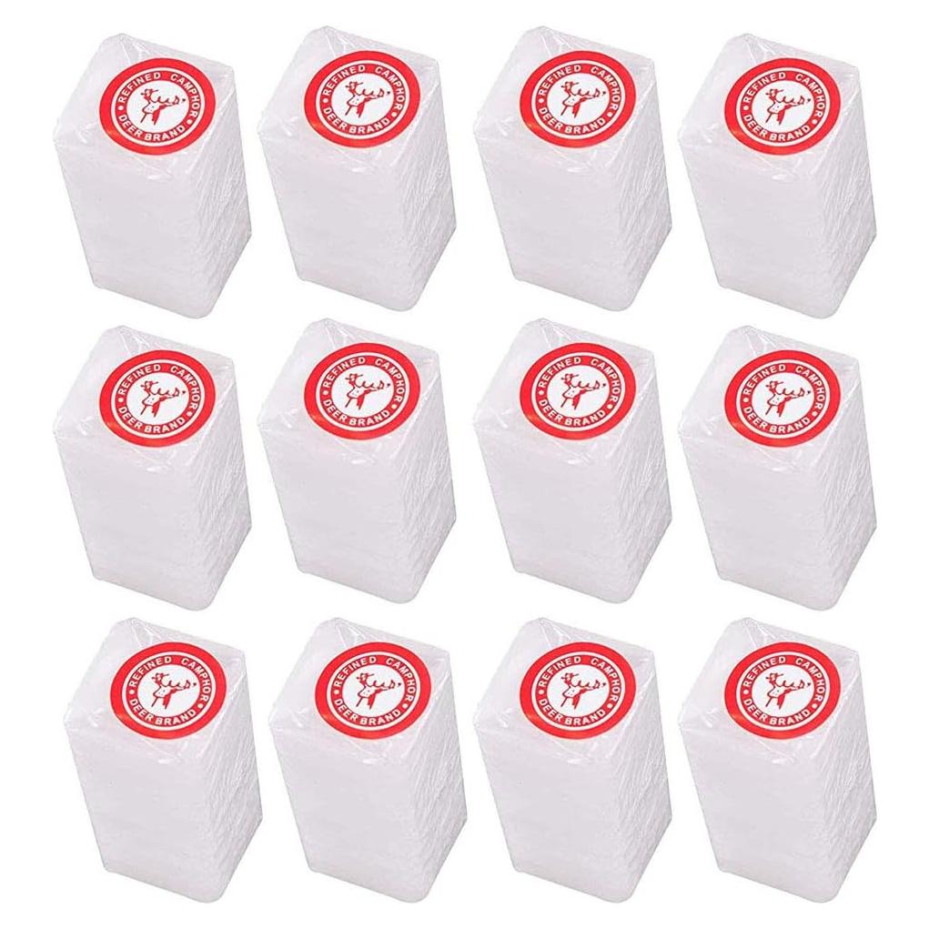 Bloques de Alcanfor Puro Refinado - 12 Tabletas - India