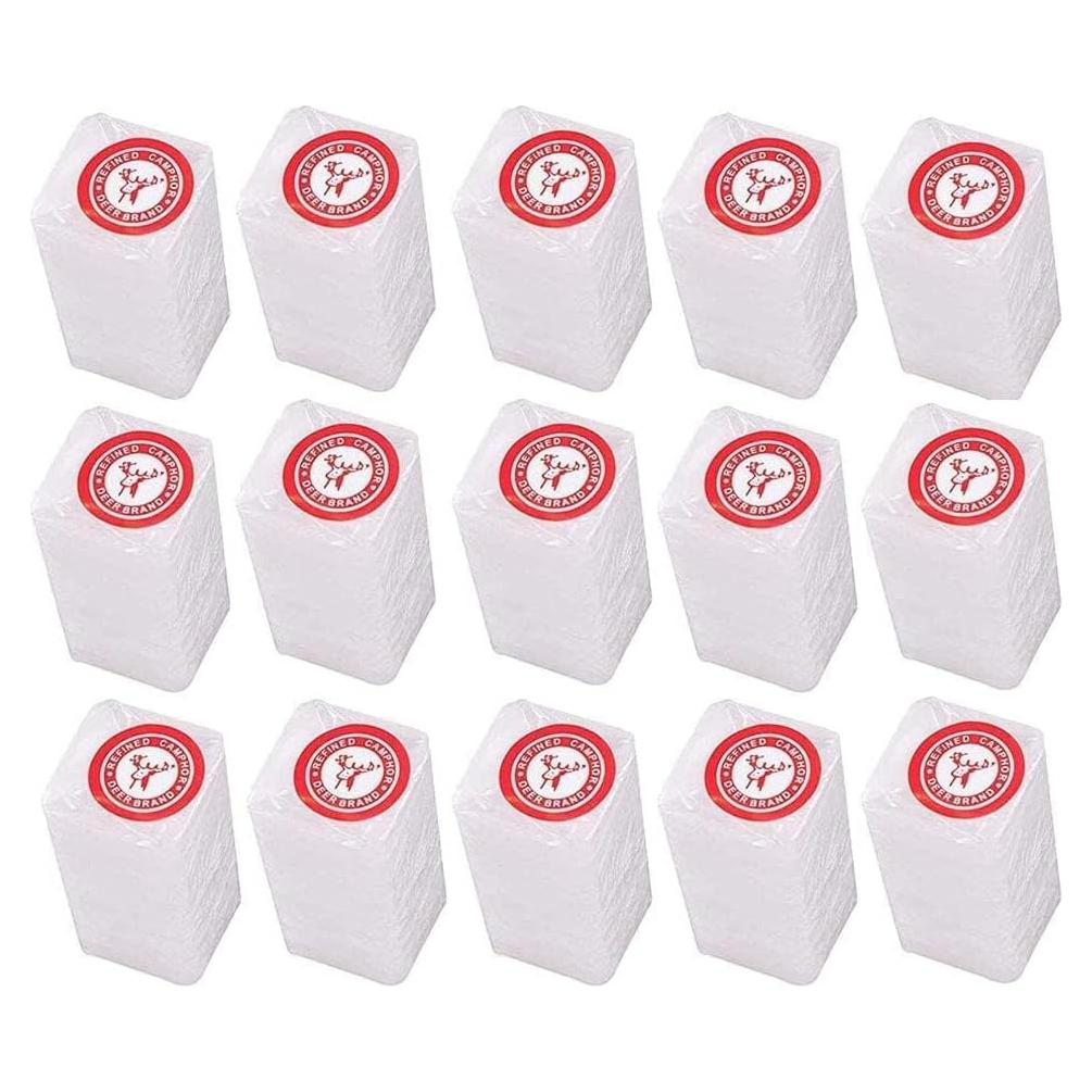 Cápsulas de Alcanfor Puro Deer - 15 Bloques Refinados