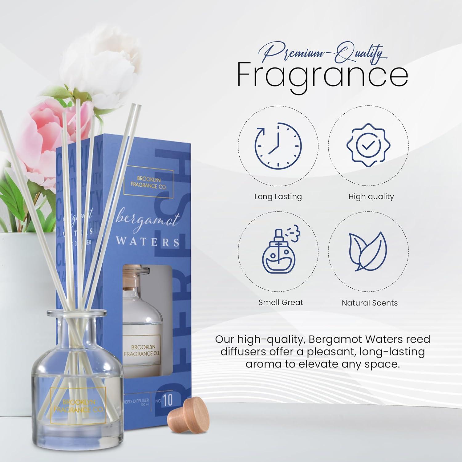 Difusor de Aroma Brooklyn Fragrance Co. 100ml Bergamota