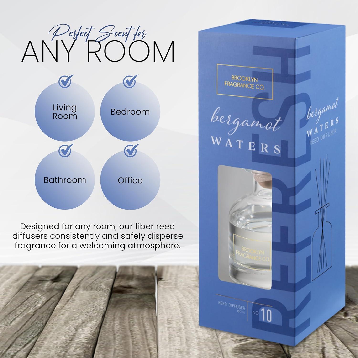 Difusor de Aroma Brooklyn Fragrance Co. 100ml Bergamota