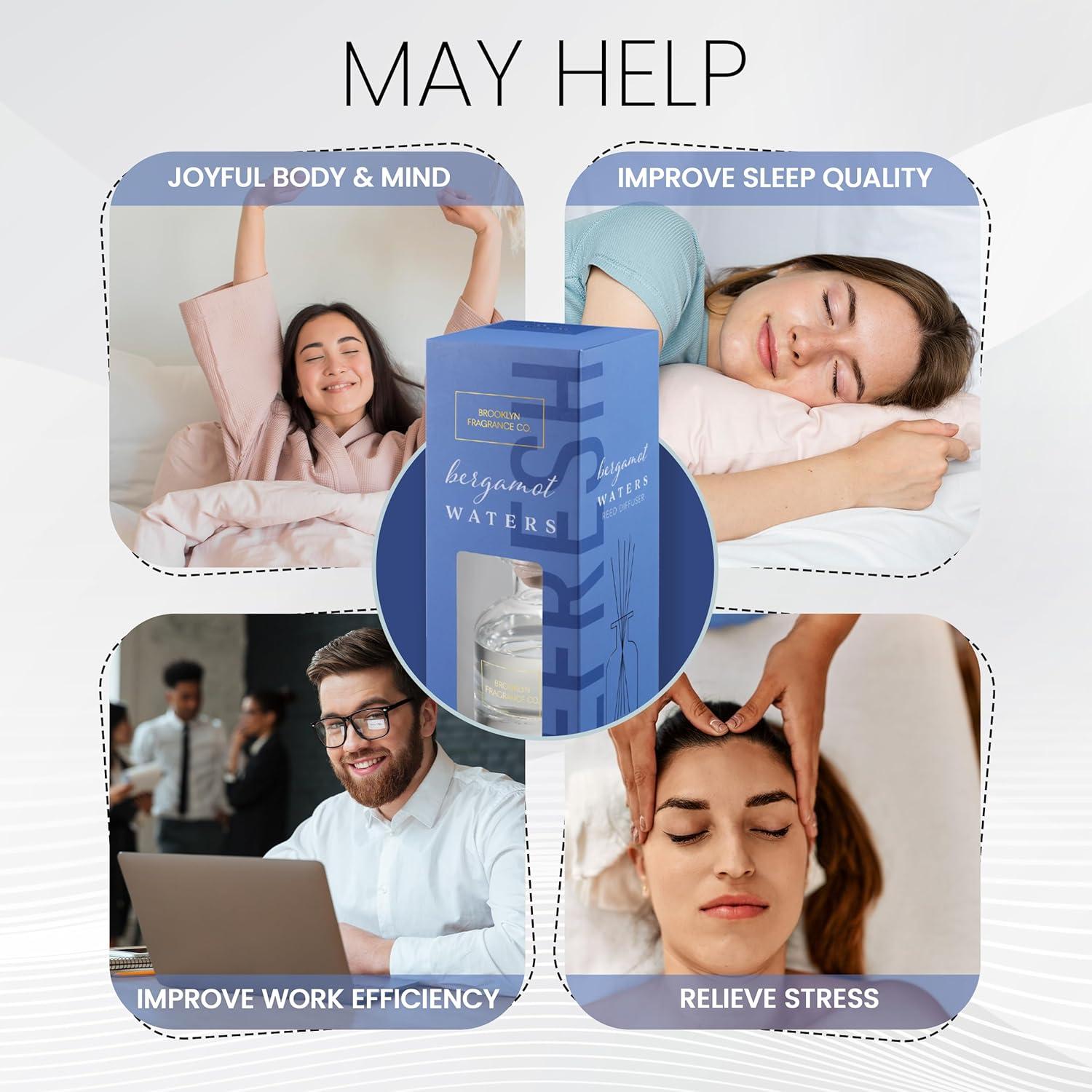 Difusor de Aroma Brooklyn Fragrance Co. 100ml Bergamota