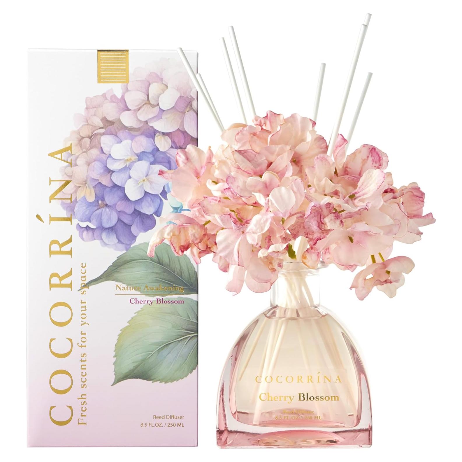 Difusor de cañas COCORRÍNA 240 ml Flor de Cerezo Decoración