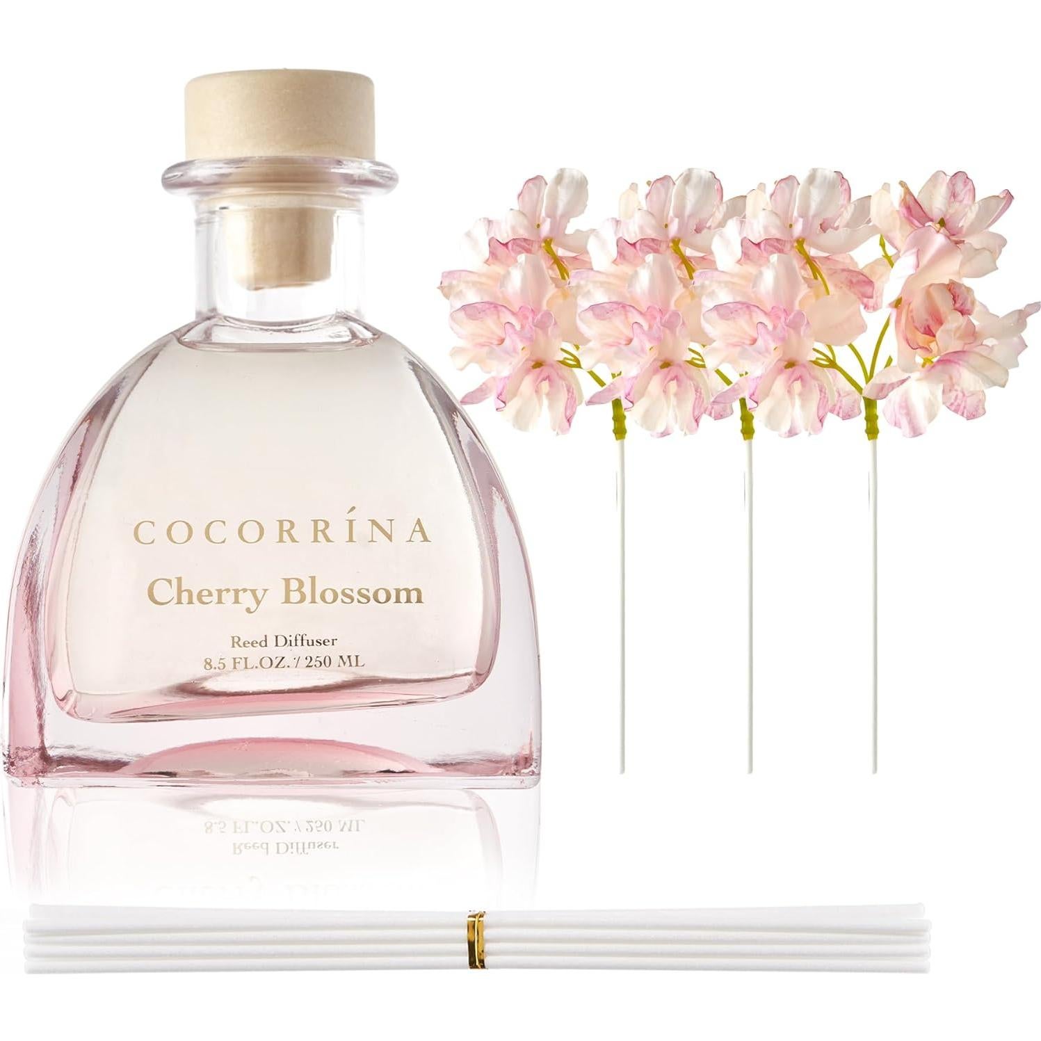 Difusor de cañas COCORRÍNA 240 ml Flor de Cerezo Decoración