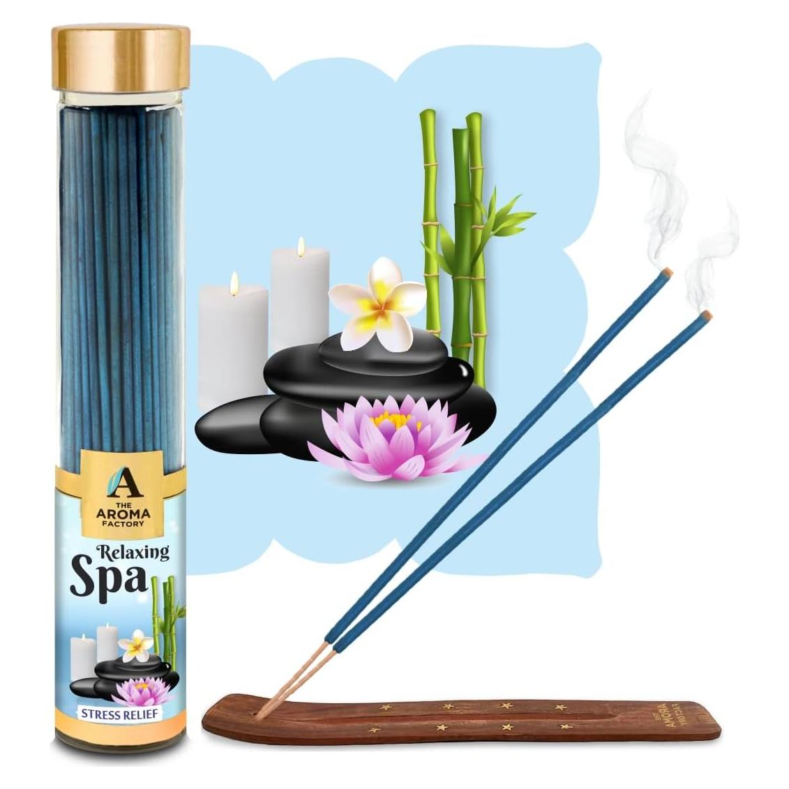 Incienso Agarbatti Spa Relajante La Fábrica de Aromas 100g