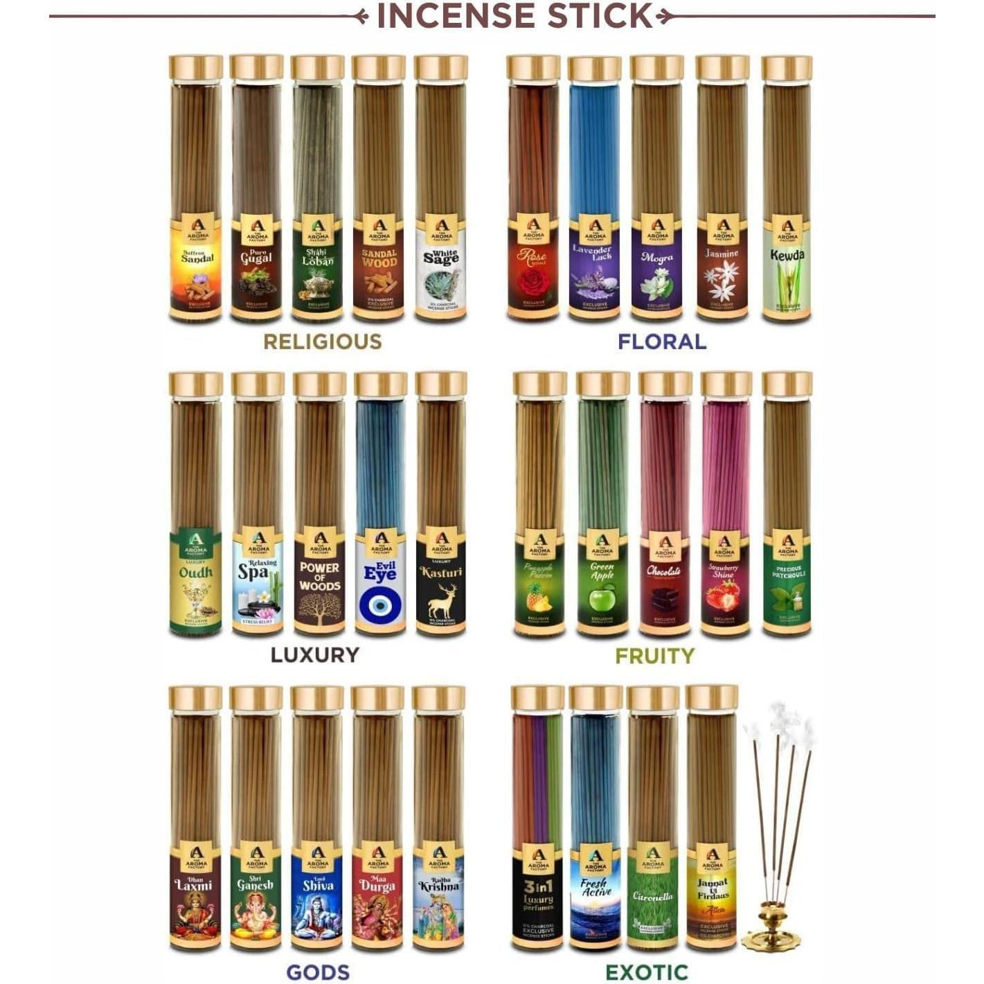 Incienso Agarbatti Spa Relajante La Fábrica de Aromas 100g