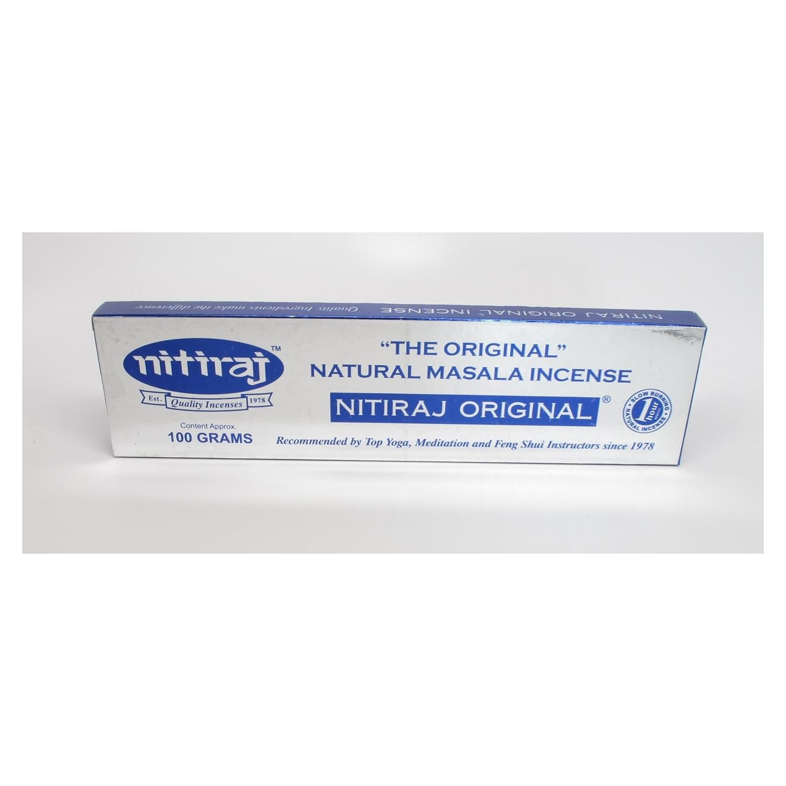 Incienso Masala Nitiraj Original 100g - Aromaterapia Natural