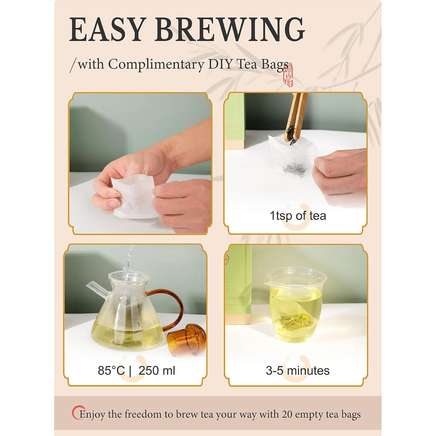 Té Verde Maojian Hezuo 100g - Té Chino Suelto Aromático