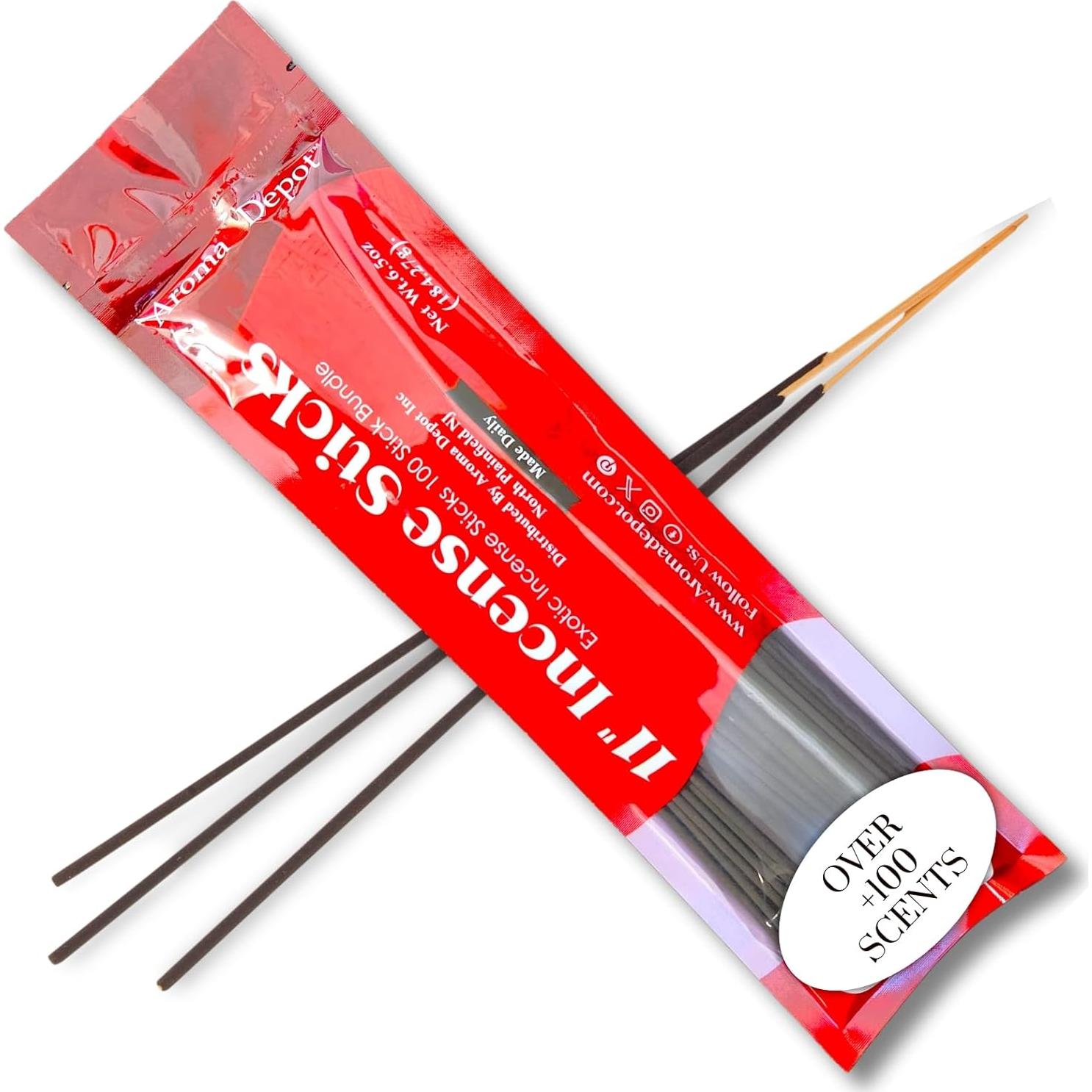 Varitas de Incienso Lirio del Valle Aroma Depot 11" 100% Puro