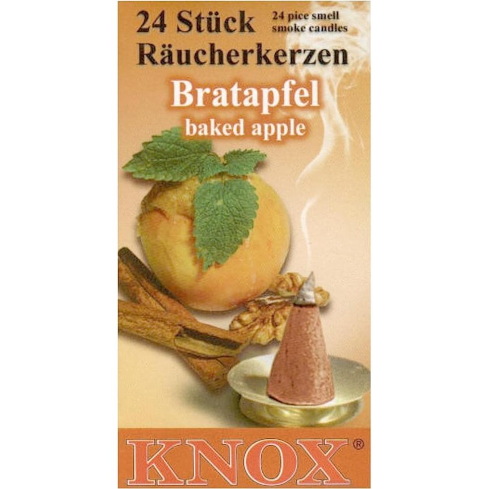 Conos de Incienso Knox Aroma Manzana Horneada 24 Piezas
