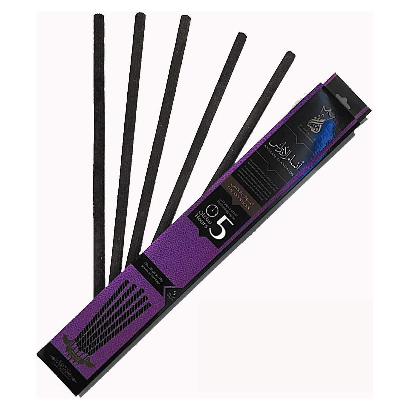 Varitas de Incienso Premium Ansaam Alandalos - 5 Piezas - 5 Horas de Quema